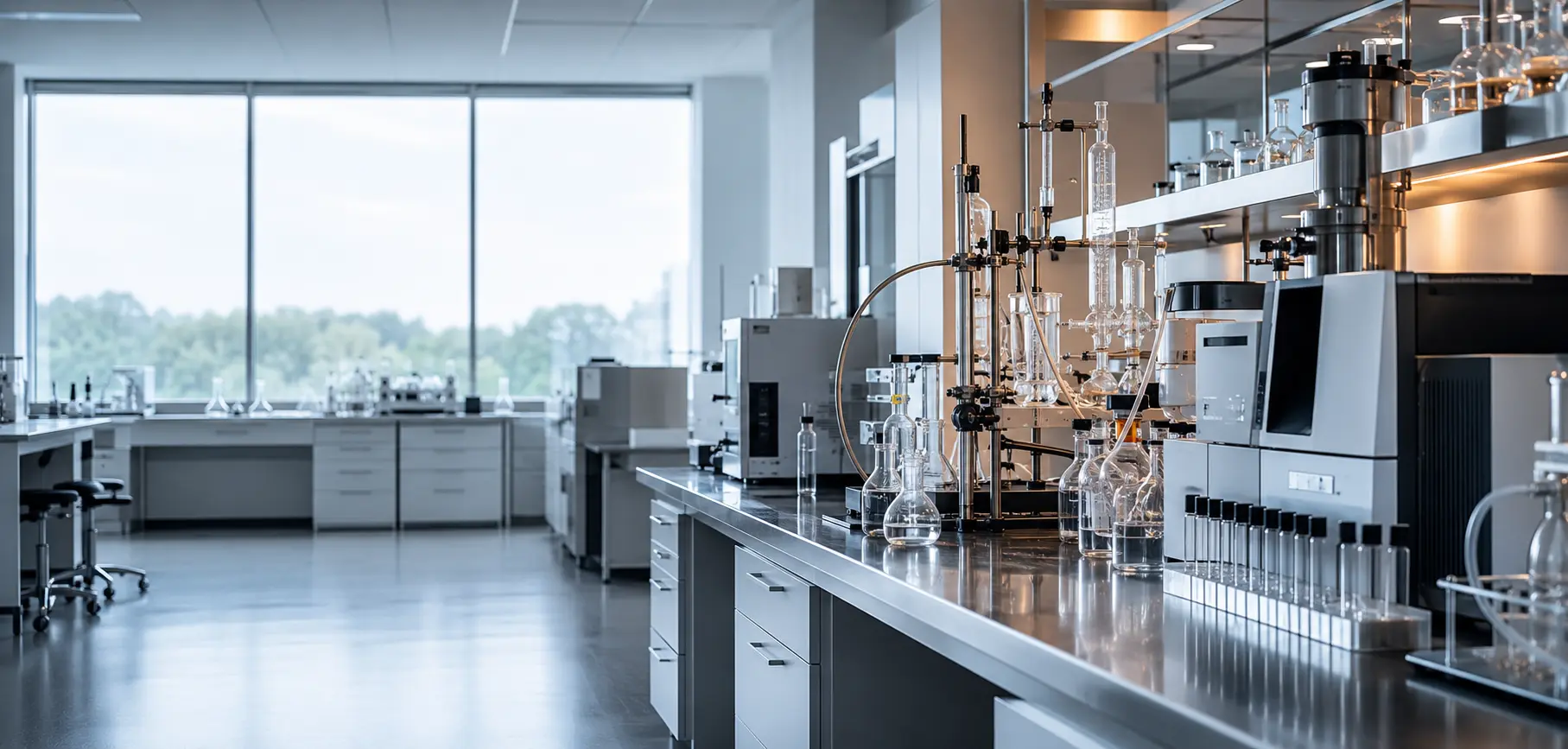 Modern organic chemistry and analytical laboratory
